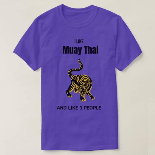 Ik hou van Muay Thai T-shirt (Design voorkant)