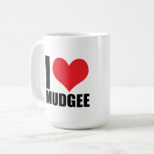 Ik hou van Mudgee Koffiemok (Voorkant links)