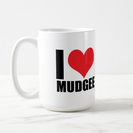 Ik hou van Mudgee Koffiemok (Links)