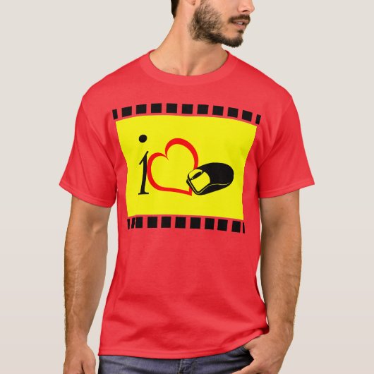 Ik hou van muis t-shirt (Voorkant)