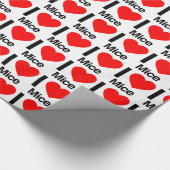 ik hou van muizen cadeaupapier (Hoek)