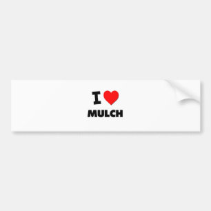 Ik hou van Mulch Bumpersticker