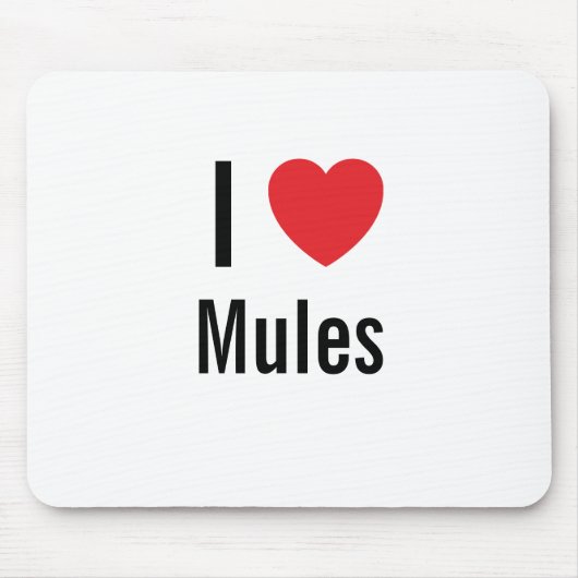 Ik hou van Mules Muismat (Voorkant)