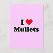 Ik hou van mullets briefkaart (Voorkant)
