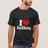 Ik hou van Mullets T-shirt (Voorkant)