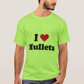 Ik hou van mullets t-shirt (Voorkant)