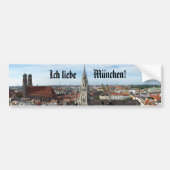 "Ik hou van München!" Bumpersticker (Voorkant)