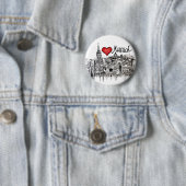 Ik hou van München Ronde Button 5,7 Cm (In situ)