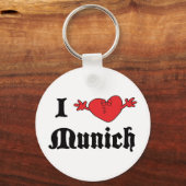 Ik hou van München Sleutelhanger (Voorkant)