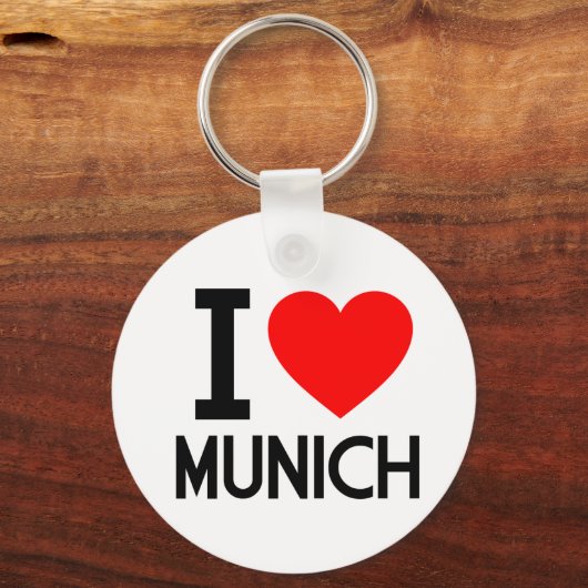 Ik hou van München Sleutelhanger (Voorkant)