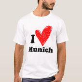Ik hou van München T-Shirt (Voorkant)