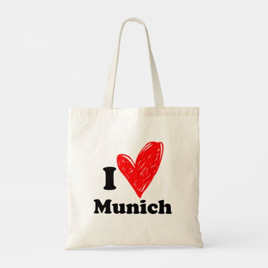 Ik hou van München Tote Bag (Achterkant)