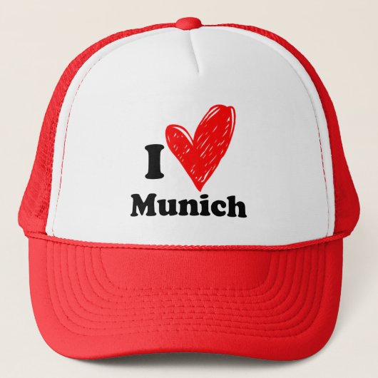 Ik hou van München Trucker Pet (Voorkant)