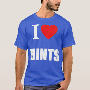 Ik hou van munten voor de overvloed van mint-jutte t-shirt