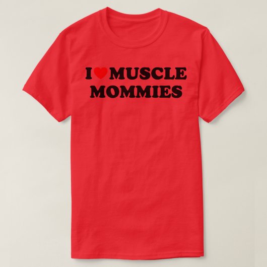 Ik hou van musculamie t-shirt (Design voorkant)