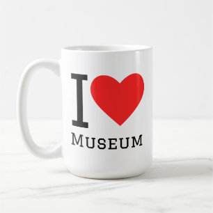 Ik hou van museum koffiemok