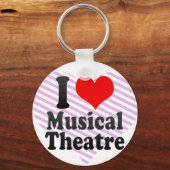 Ik hou van Musical Theater Sleutelhanger (Voorkant)