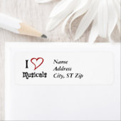 Ik hou van musicals etiket (Insitu)