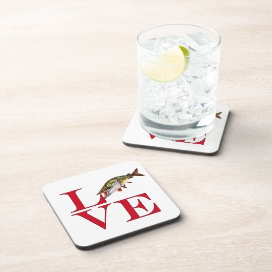 Ik hou van Muskie Bier Onderzetter (Rechterzijde)