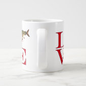 Ik hou van Muskie Grote Koffiekop (Achterkant)