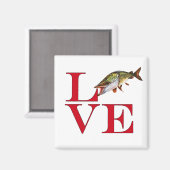 Ik hou van Muskie Magneet (Voorkant / Achterkant)