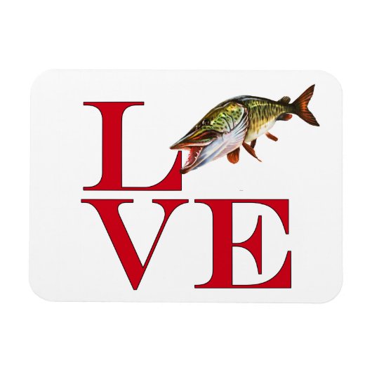 Ik hou van Muskie Magneet (Horizontaal)