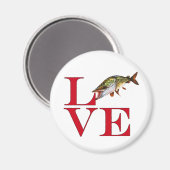 Ik hou van Muskie Magneet (Voorkant / Achterkant)