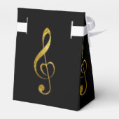 Ik hou van muziek gunst box bedankdoosjes (Achterkant)