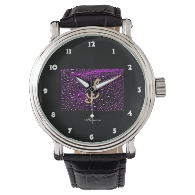 Ik hou van muziek horloge (Voorkant)