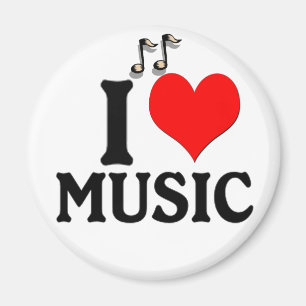 Ik hou van muziek magneet