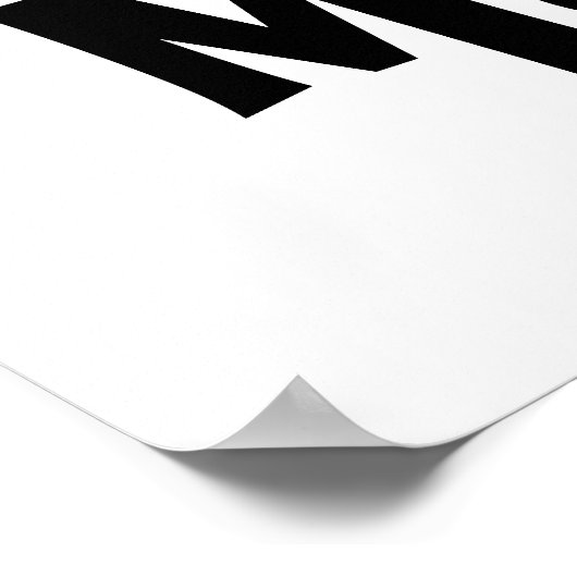 Ik hou van muziek poster (Hoek)