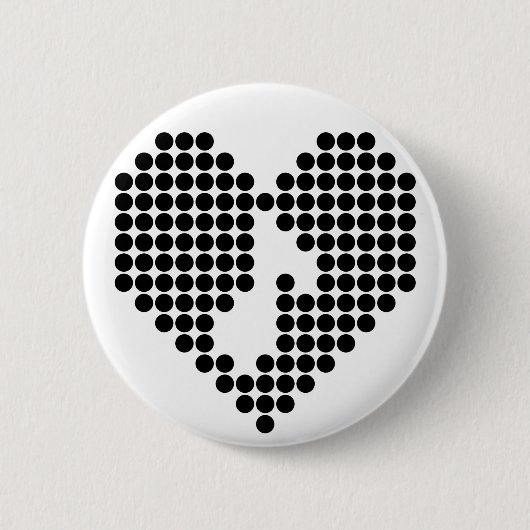 Ik hou van Muziek Ronde Button 5,7 Cm (Voorkant)