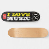 IK HOU VAN MUZIEK Skateboard (Horizontaal)