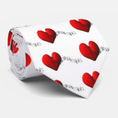 Ik hou van muziek stropdas (Opgerold)