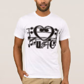 IK HOU VAN MUZIEK T-SHIRT (Voorkant)