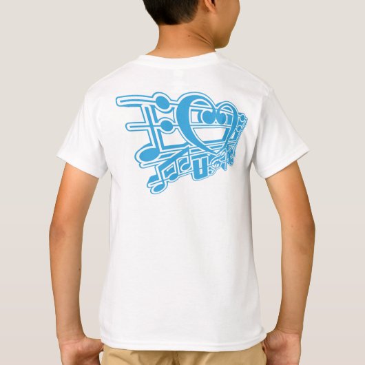IK HOU VAN MUZIEK T-SHIRT (Achterkant)