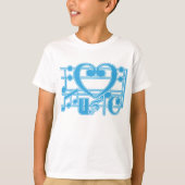 IK HOU VAN MUZIEK T-SHIRT (Voorkant)