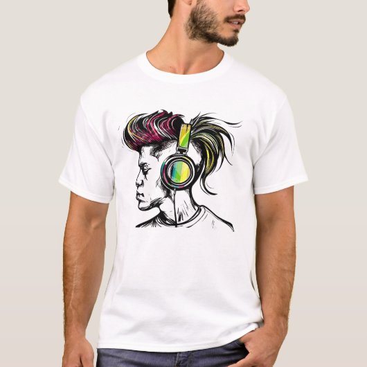 Ik hou van Muziek T-shirt (Voorkant)