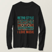 Ik hou van muziek t-shirt (Design voorkant)