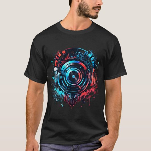 Ik hou van muziek t-shirt (Voorkant)
