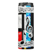 Ik hou van muziek thermosbeker (Achterkant)