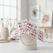 Ik hou van muziek tissuepapier