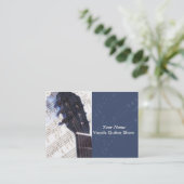 Ik hou van muziek - Visitekaartje groot (Staand voorkant)