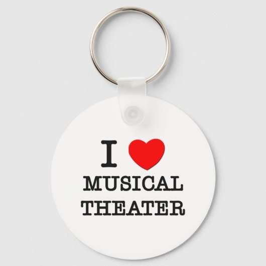 Ik hou van muziektheater sleutelhanger (Voorkant)