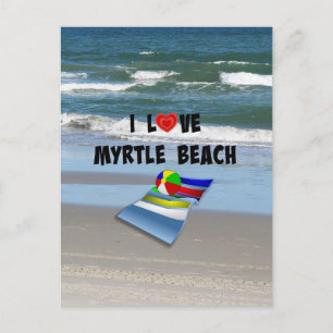 Ik hou van Myrtle Beach Briefkaart