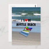 Ik hou van Myrtle Beach Briefkaart (Voorkant / Achterkant)