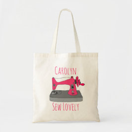 Ik hou van naaien,  naaimachines, personaliseren tote bag
