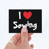 Ik hou van naaien visitekaartje