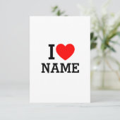 Ik hou van Naam (Staand voorkant)
