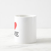 Ik hou van naam koffiemok (Center)